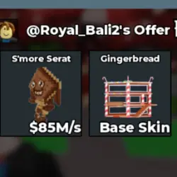 S'more Serat + Gingerbread Base Skins (Base Skin) — Roblox, лот №218326