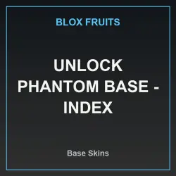 Unlock Phantom Base - Index (Base Skin) — Roblox, лот №218216