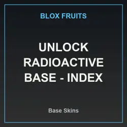 Unlock Radioactive Base - Index (Base Skin) — Roblox, лот №218218