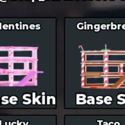 Valentines + Gingerbread Base Skin (Base Skin) — Roblox, лот №218239