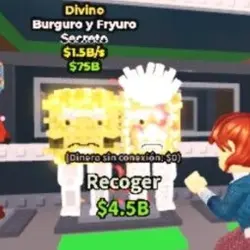!! Burguro and Fryuro divine 1.5B (Секретный персонаж) — Roblox, лот №218387