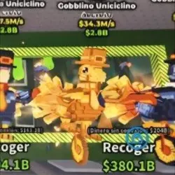 !! Gobblino Uniciclino gold rare (Секретный персонаж) — Roblox, лот №218410