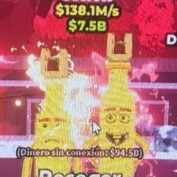 !! Ketchuru and Musturu gold 138 m s (Секретный персонаж) — Roblox, лот №218424