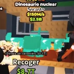 !! Nuclearo dinossauro rainbow 150 m s (Секретный персонаж) — Roblox, лот №218473
