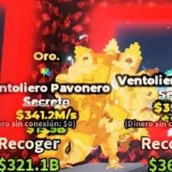 !! Ventoliero Pavonero gold 341m s (Секретный персонаж) — Roblox, лот №218536
