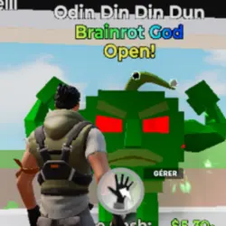 !Open! Odin Din Din Dun, Zombie in Open (Brainrot God персо… — Roblox, лот №218545