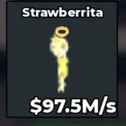 #AB Divine Strawberrita Halo Trait Very Rare Traitt (Секрет… — Roblox, лот №218579