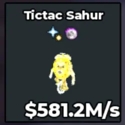 #AB Divine Tictac Sahur 581.2M s Has 2 Trait (Секретный пер… — Roblox, лот №218580