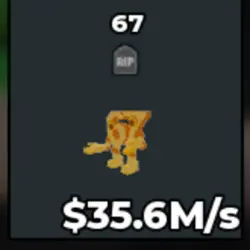 #AB Gold 67 Has RIP Trait VERY RARE (Секретный персонаж) — Roblox, лот №218596