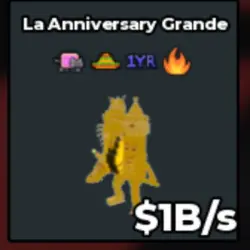 #AB Gold La Anniversary Grande 1B s Has 1YR and Any Trait (… — Roblox, лот №218613