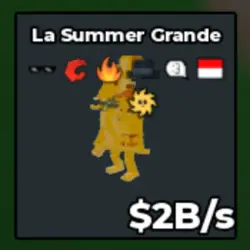 #AB Gold La Summer Grande 2B s Has Caylus Aura Shades Trait… — Roblox, лот №218617