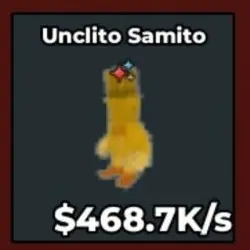 #AB Gold Unclito Samito Has Trait Firework (Brainrot God пе… — Roblox, лот №218627