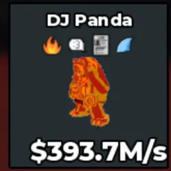 #AB Lava DJ Panda Has 4 Trait (Секретный персонаж) — Roblox, лот №218644