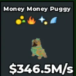 #AB Money Money Puggy Has Lucky Coin Very Rare Trait (Секре… — Roblox, лот №218662