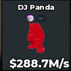#AB Rainbow DJ Panda 2 Trait (Секретный персонаж) — Roblox, лот №218681
