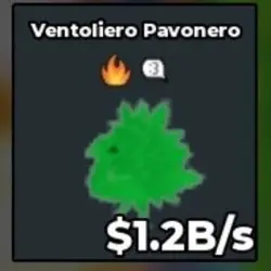 #AB Rainbow Ventoliero Pavonero 1B s Has Fire and :3 Trait … — Roblox, лот №218688