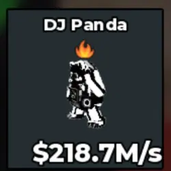 #AB Yin - Yang Dj Panda Fire Trait (Секретный персонаж) — Roblox, лот №218696