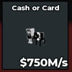 #AB Yinyang Cash or Card (Секретный персонаж) — Roblox, лот №218698