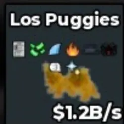 #CZ GOLD LOS PUGGIES 1.2B (Секретный персонаж) — Roblox, лот №218712