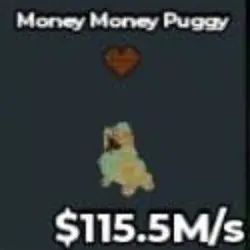 #H Money Money Puggy with Chocolate Trait!!! Rare Trait (Се… — Roblox, лот №218773