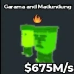 #H Radioactive Garama and Madundung with Fire Trait (Секрет… — Roblox, лот №218779