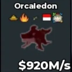 #XR Bloodrot Orcaledon 920M s RARE LOW EXIST (Секретный пер… — Roblox, лот №218847