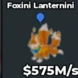 #XR Foxini Lanternini 575M s with Blue Balloon Rare (Секрет… — Roblox, лот №218715