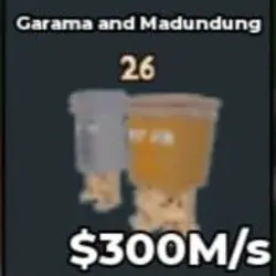 #XR Garama and Madundung 300M s with 26 Trait (Секретный пе… — Roblox, лот №218716