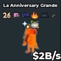 #XR Lava La Anniversary Grande 2B s with 26 and 1YR TRAITS … — Roblox, лот №218724