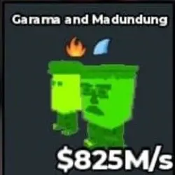 #XR Radioactive Garama and Madundung 825M s with Clean Trai… — Roblox, лот №218732