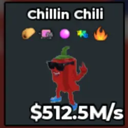 #Y Chillin Chili 512.5M s (Секретный персонаж) — Roblox, лот №218743