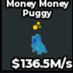 #Y Diamond Money Money Puggy Has Lucky Coin Trait (Секретны… — Roblox, лот №218752