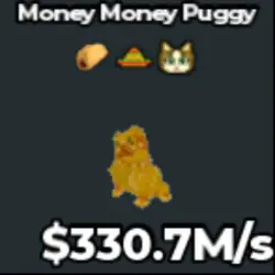 #Y Gold Money Money Puggy Has Meowl Trait OG Trait (Секретн… — Roblox, лот №218789