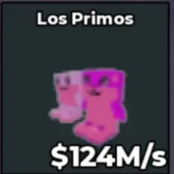 #ZN Candy Los Primos 124M s - RARE PET (Секретный персонаж) — Roblox, лот №218804