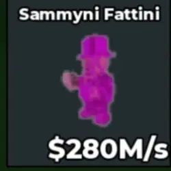 #ZN Candy Sammyni Fattini 280M s - LOW EXIST RARE (Секретны… — Roblox, лот №218805
