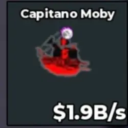 #ZN Cursed Capitano Moby 1.9B s (Секретный персонаж) — Roblox, лот №218808