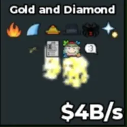#ZN Divine Gold and Diamond 4B s - 10 Traits Lowest Exist (… — Roblox, лот №218811