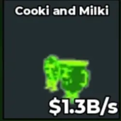 #ZN Radioactive Cooki and Milki 1.3B s (Секретный персонаж) — Roblox, лот №218824