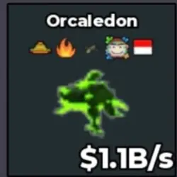 #ZN Radioactive Orcaledon 1.1B s - Clean and RARE (Секретны… — Roblox, лот №218828