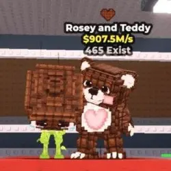 #ZN Rosey and Teddy 907.5M s - Chocolate Trait RARE (Секрет… — Roblox, лот №218831