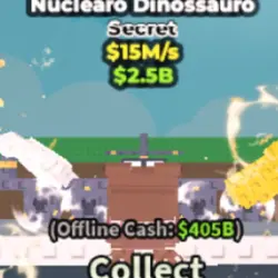 $15 M s Nuclearo Dinossauro (Секретный персонаж) — Roblox, лот №218846