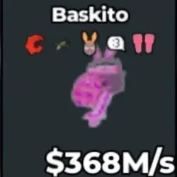 $368 M s Baskito Candy (Секретный персонаж) — Roblox, лот №218865