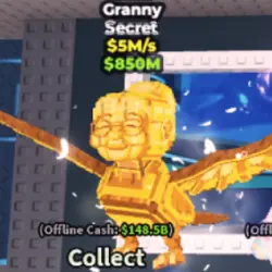 $5 M s Granny Gold Mutation (Секретный персонаж) — Roblox, лот №218871