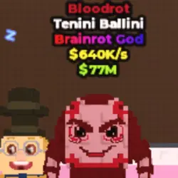 1 17 Bloodrot Tenini Ballini [640K s] (Brainrot God персона… — Roblox, лот №218889