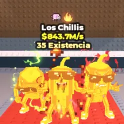 1 of 35 Los Chillis Gold 843 M s (Секретный персонаж) — Roblox, лот №218893