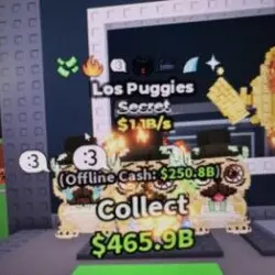 1.1b s Los puggies (Секретный персонаж) — Roblox, лот №218907