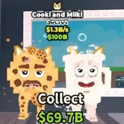 1.3B OG Meowl Cooki and Milki (Секретный персонаж) — Roblox, лот №218918
