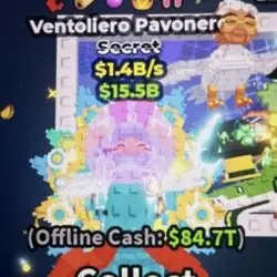 1.4B Ventoliero Pavonero (Секретный персонаж) — Roblox, лот №218930