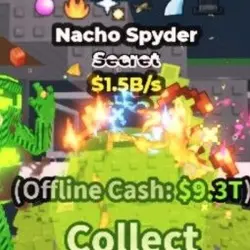 1.5 B S Rainbow Nacho Spyder (Clean Traits) (Секретный перс… — Roblox, лот №218932