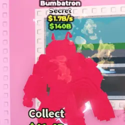 1.7B s Rainbow Bumbatron (Секретный персонаж) — Roblox, лот №218953